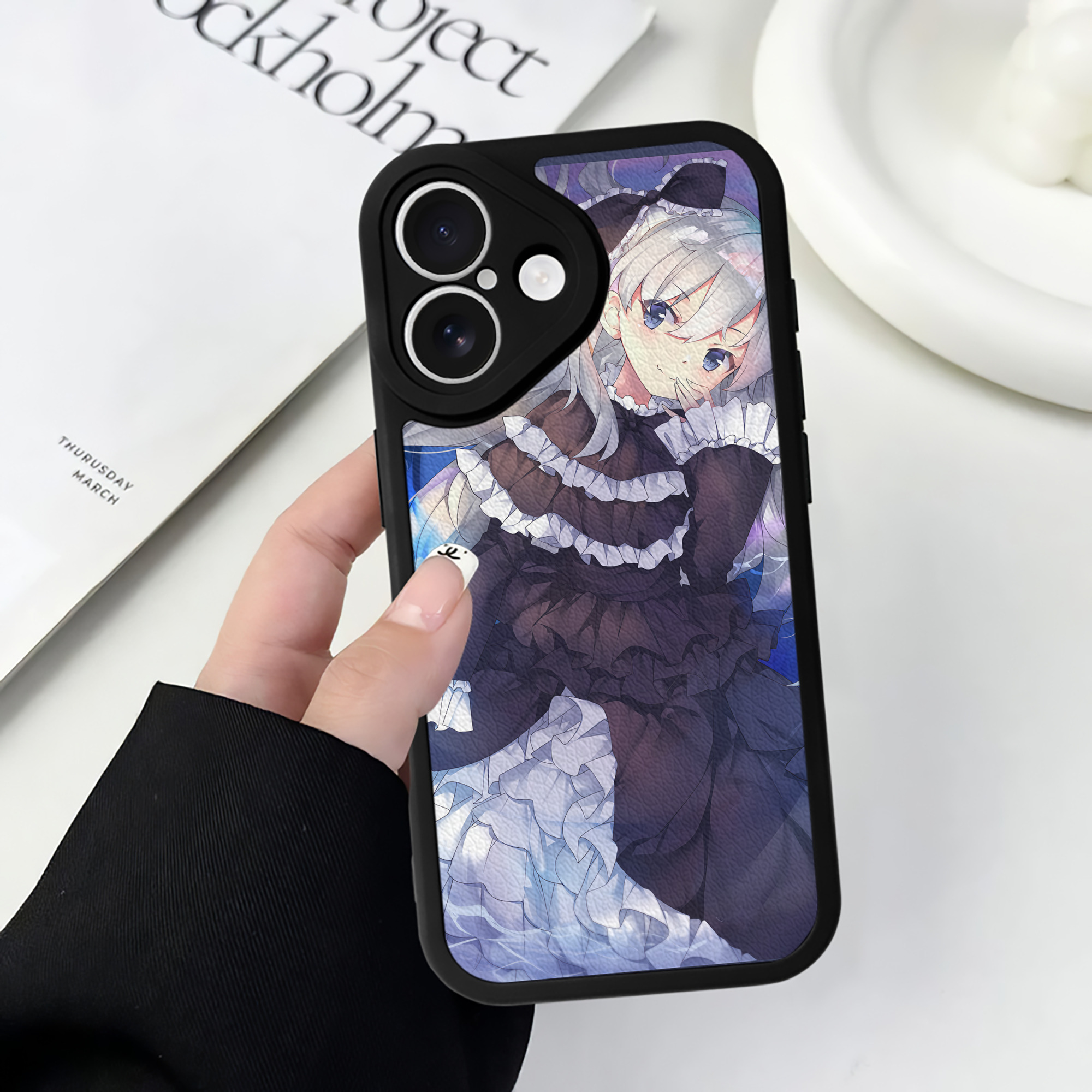 （画像用） 遊☆戯☆王 Yu-Gi-Oh! 【iPhone 16シリーズ対応】シリコンスマホケース（レザー調） 材質：シリコン